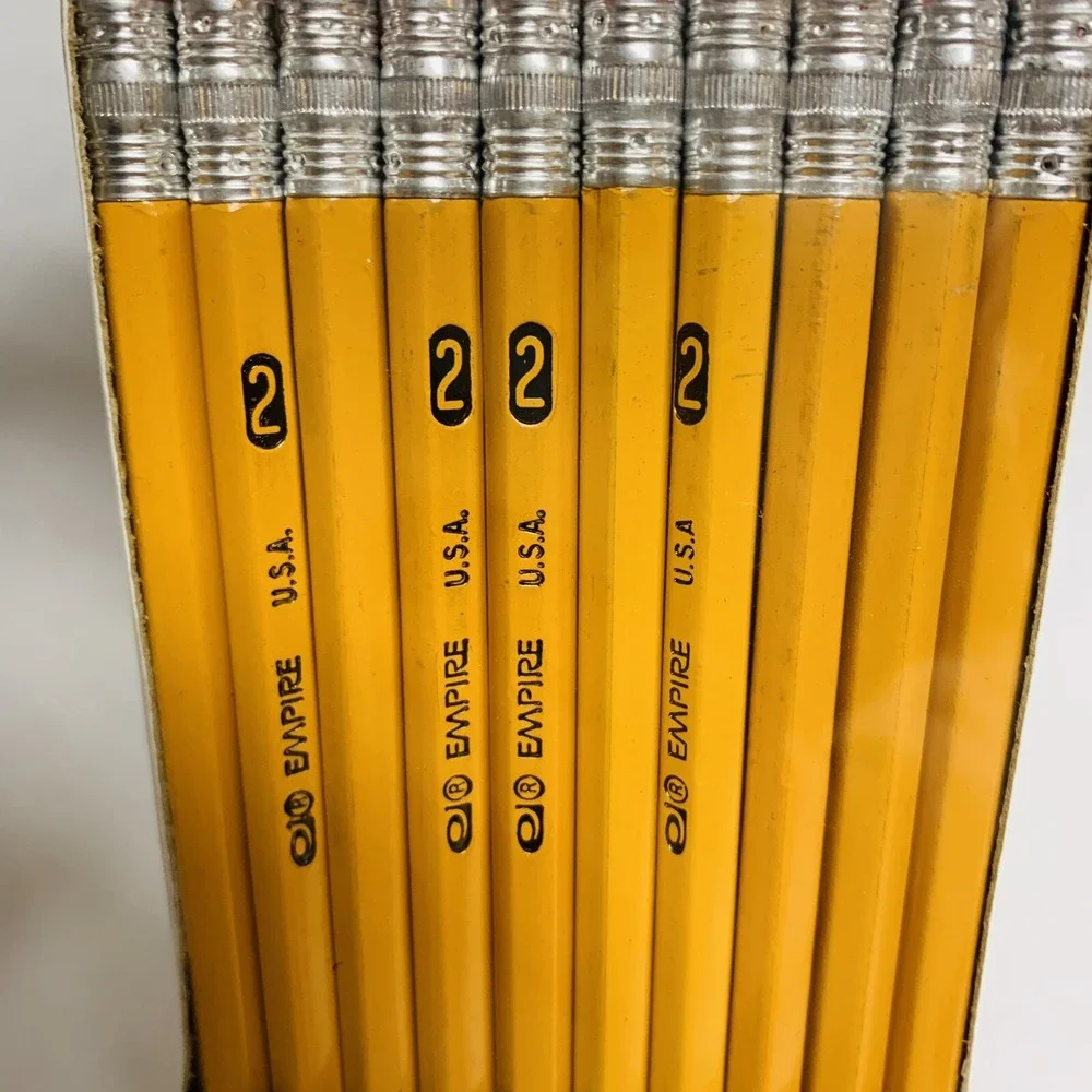 Vintage Empire No.2 Pencils Lot of 3 Packs of 10 Made in USA NEW NOS Sealed